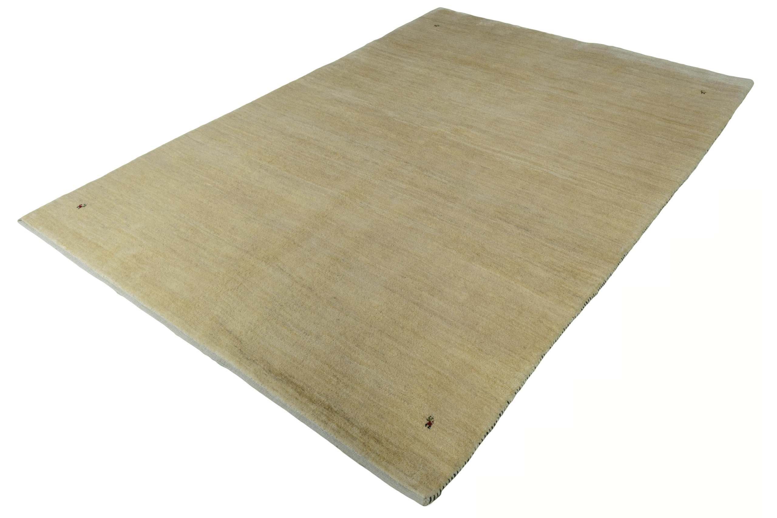 CABBEL Orientteppich 302x203 cm Perser Gabbeh Beige Schurwolle Handgeknüpft Nomaden Unikat, rechteckig, Höhe: 10 mm, 100% Schurwolle – weich, pflegeleicht, traditionelle Knüpfdichte