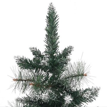 vidaXL Künstlicher Weihnachtsbaum Künstlicher Weihnachtsbaum mit Ständer Grün und Weiß 60 cm PVC