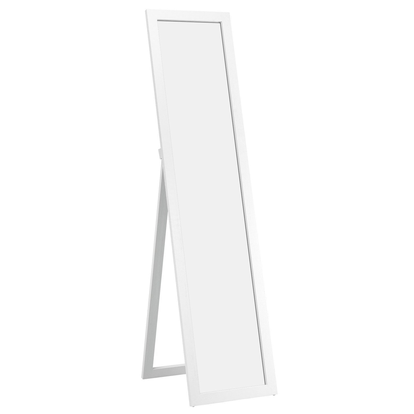 COSTWAY Ganzkörperspiegel, mit klappbarem Holzrahmen, stehend/hängend günstig online kaufen