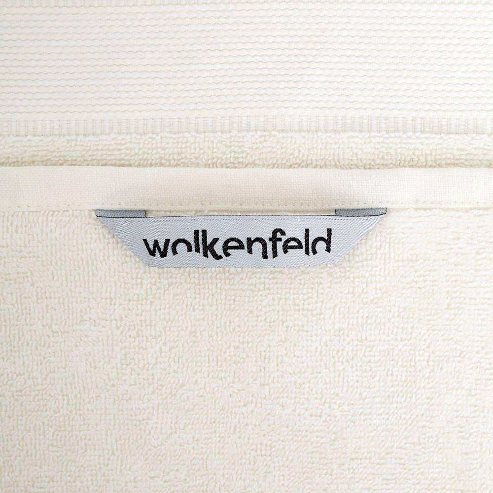 Wolkenfeld Handtuch Set Premium Low-Twist Baumwolle 550 g/m² – 8-teilig mit Waschlappen, Frottier (8-St), 2 Badetücher, 2 Handtücher groß & 4 Waschlappen