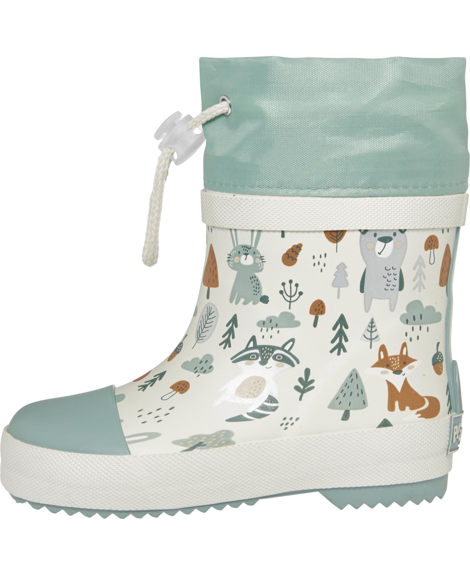 Playshoes Gummistiefel Halbschaft Wald gefüttert Gummistiefel