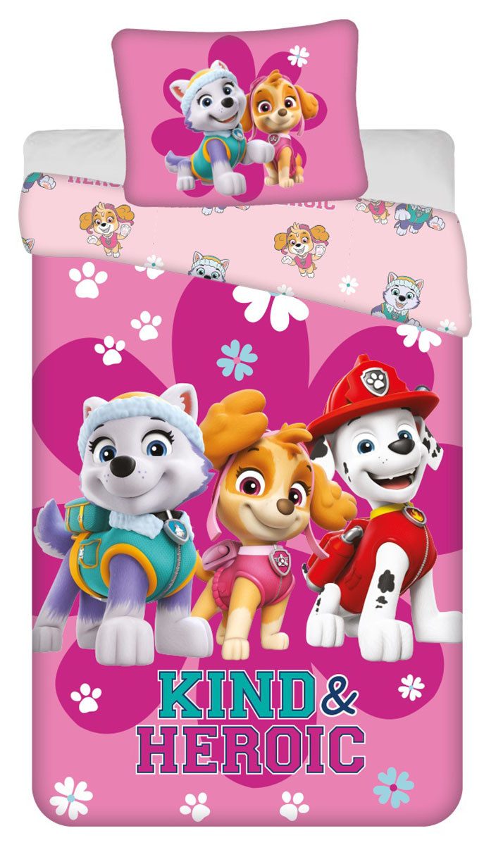 Bettwäsche Paw Patro Bettwäsche Skye Marshall Everest Hunde Team 140 x 200 cm