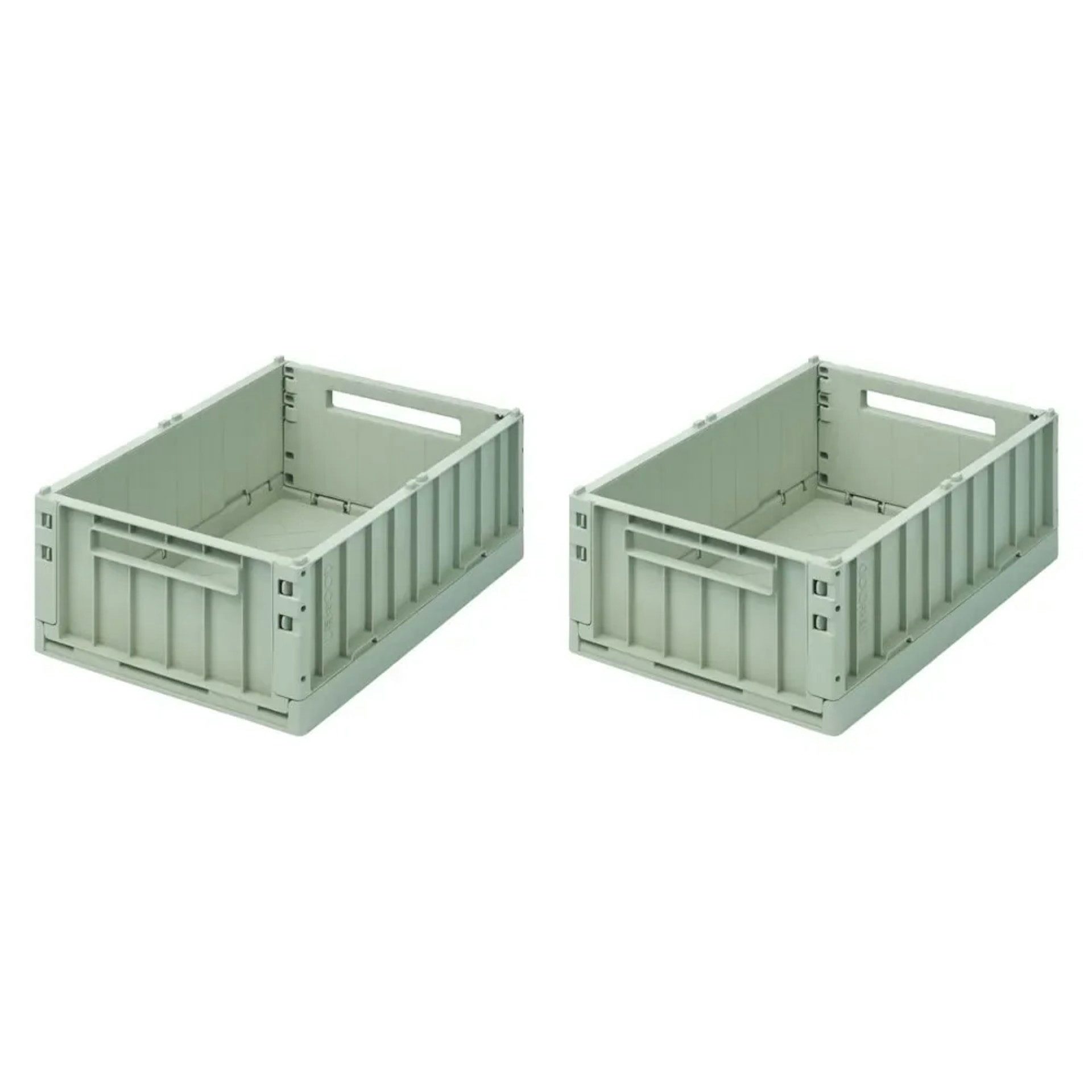 Liewood Aufbewahrungsbox Aufbewahrungsbox "Weston" 2er-Pack M pfefferminz