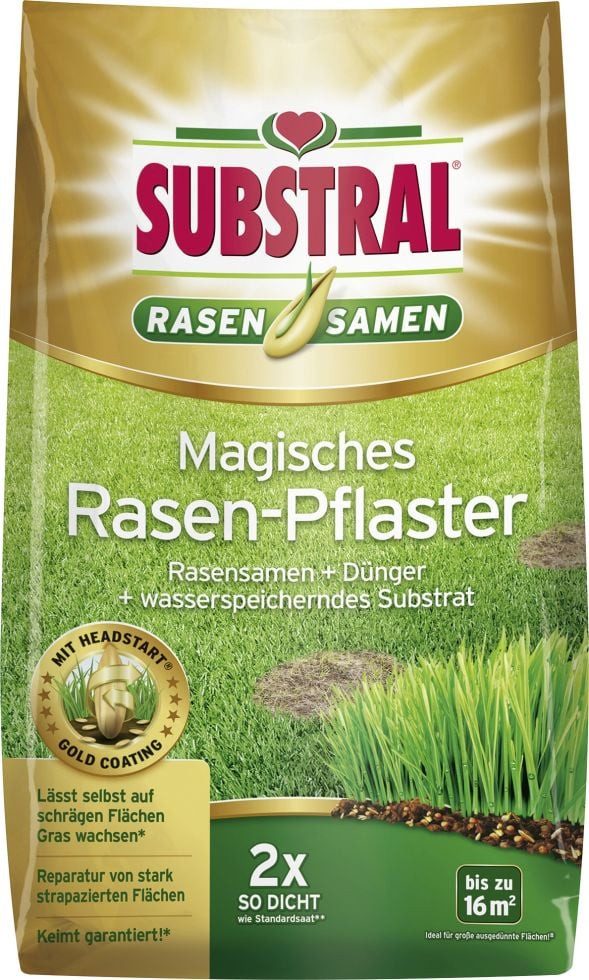 Substral Rasensamen Substral Magisches Rasen-Pflaster 3,6 kg, für 16