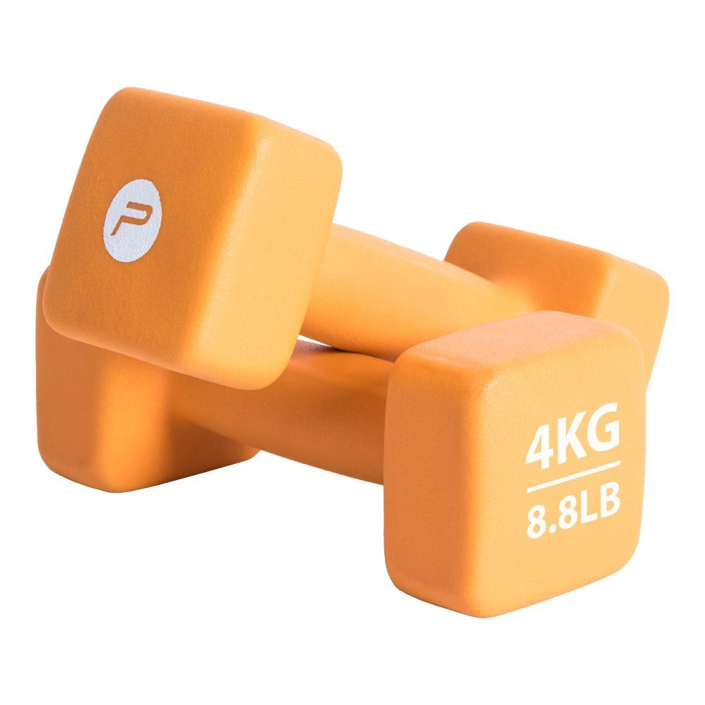 Pure 2 Improve Hantel Fitness Neopren orange Set 2x4,0kg