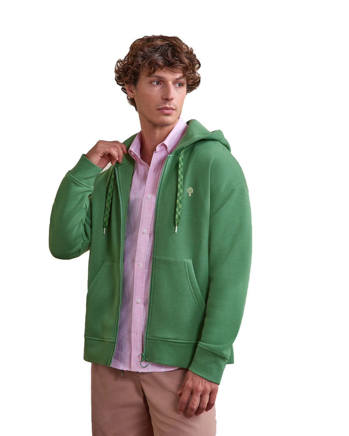 FAGUO Kapuzensweatjacke Mesnil (kein Set) mit Baumwolle