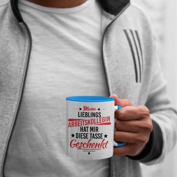 Trendation Tasse Trendation - Bester Kollege Tasse Geschenk Lieblingskollege mit Spruch Danke Lustig Lieblings-Arbeitskollege