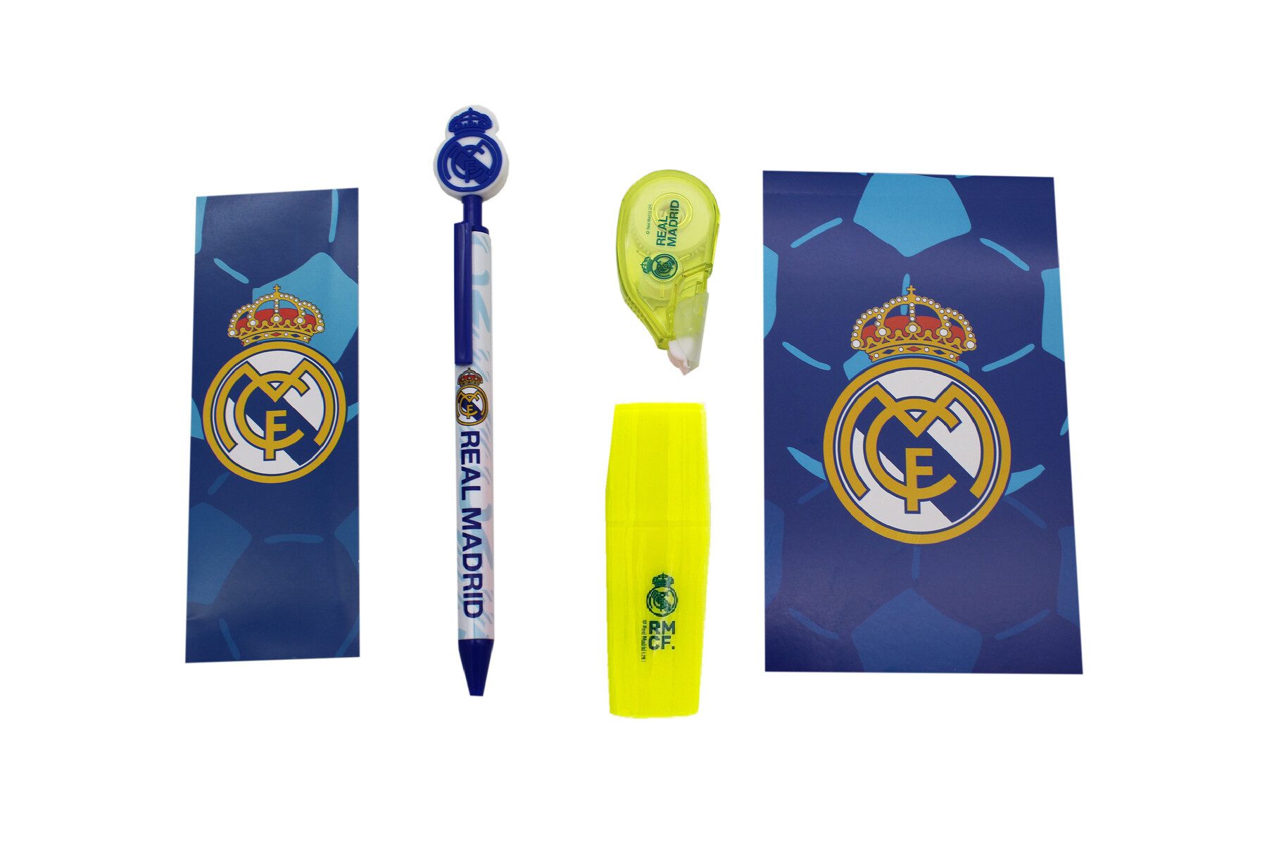 Real Madrid Notizheft Schreibset mit Notizblock, Lesezeichen und Textmarker – Bild 2 von 4