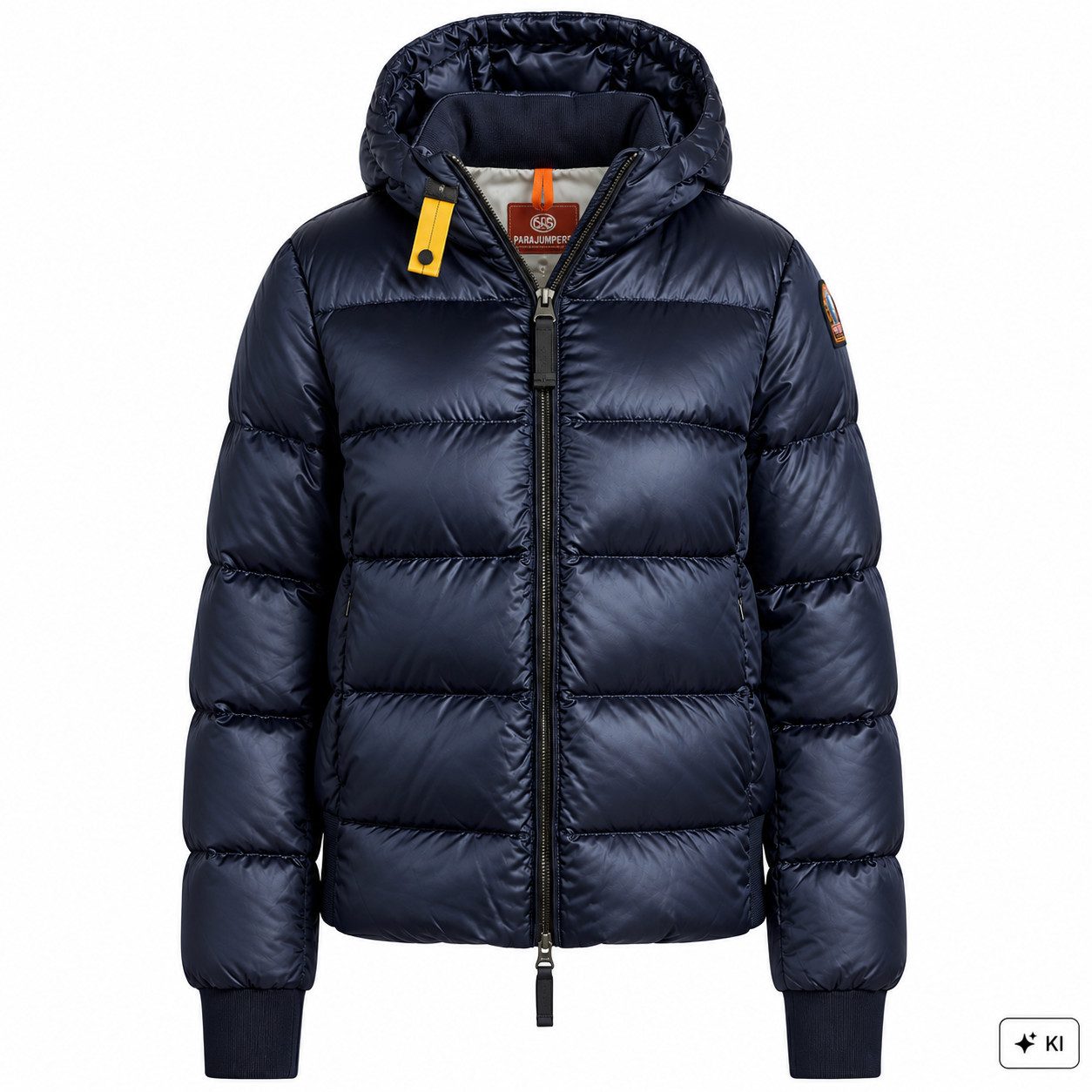 Parajumpers Daunenjacke Parajumpers PJS MARIAH Damen Daunenjacke mit Kapuze Slim Fit – Navy
