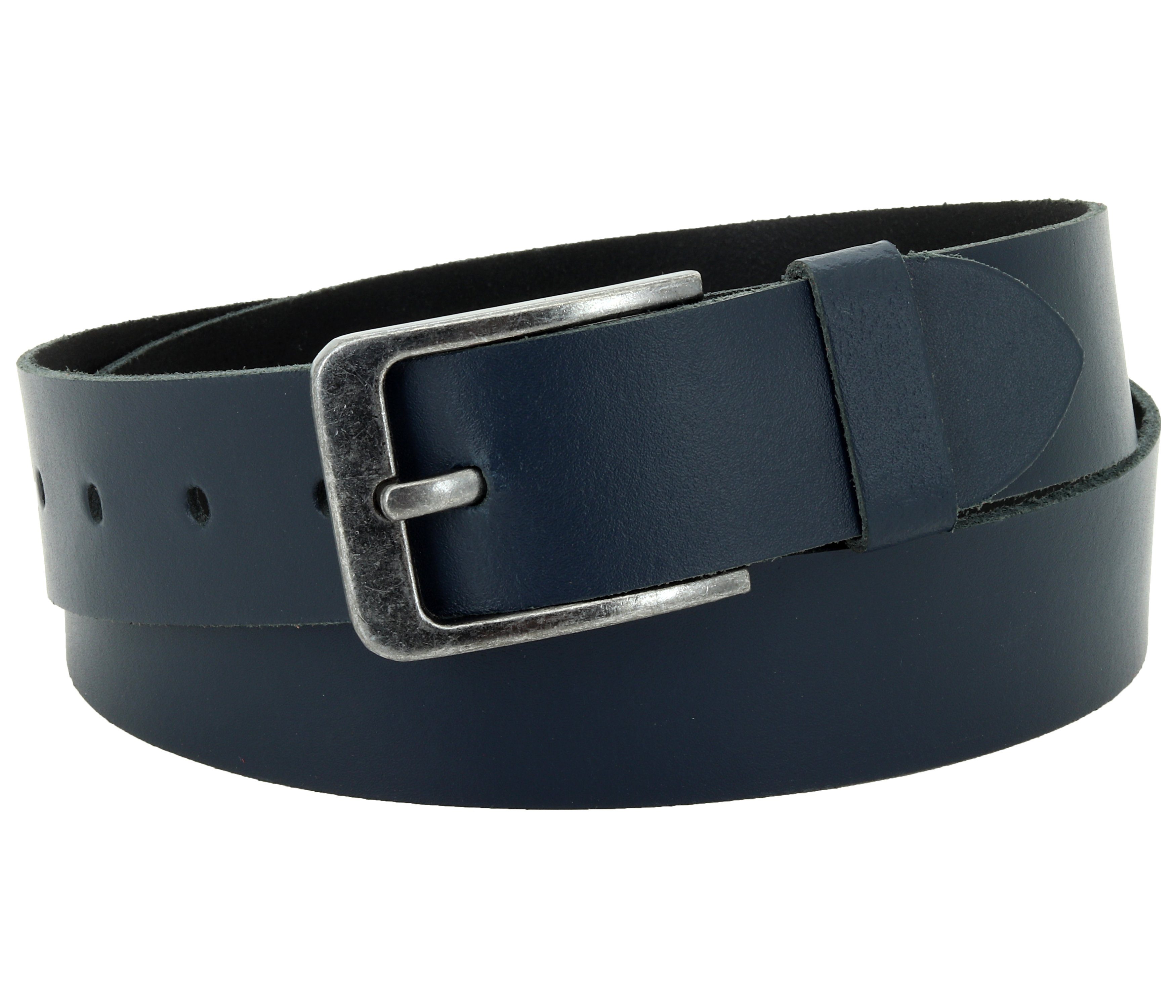 COLOGNEBELT Ledergürtel OM58-SL-Dunkelblau MADE IN GERMANY, günstig online kaufen