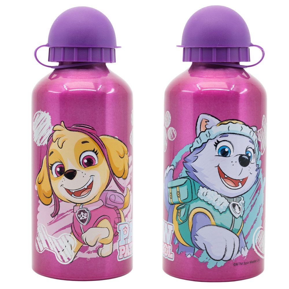 Stor Trinkflasche Paw Patrol Skye Everest Aluminium Wasserflasche Flasche 400 ml