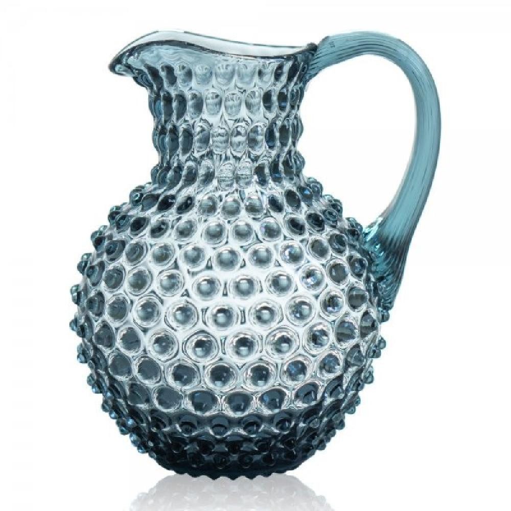 KLIMCHI Karaffe Studio Karaffe Hobnail Jug Misty Blue (1000ml)