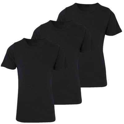 GÖTZBURG Unterhemd (Mehrpack, 3-St., 3er Pack) kurzarm, keine Seitennähte, strapazierfähig im 3er Pack