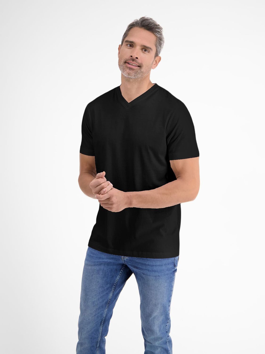 LERROS T-Shirt Basic V-Ausschnitt, in klassischer Optik im 4er Pack günstig online kaufen