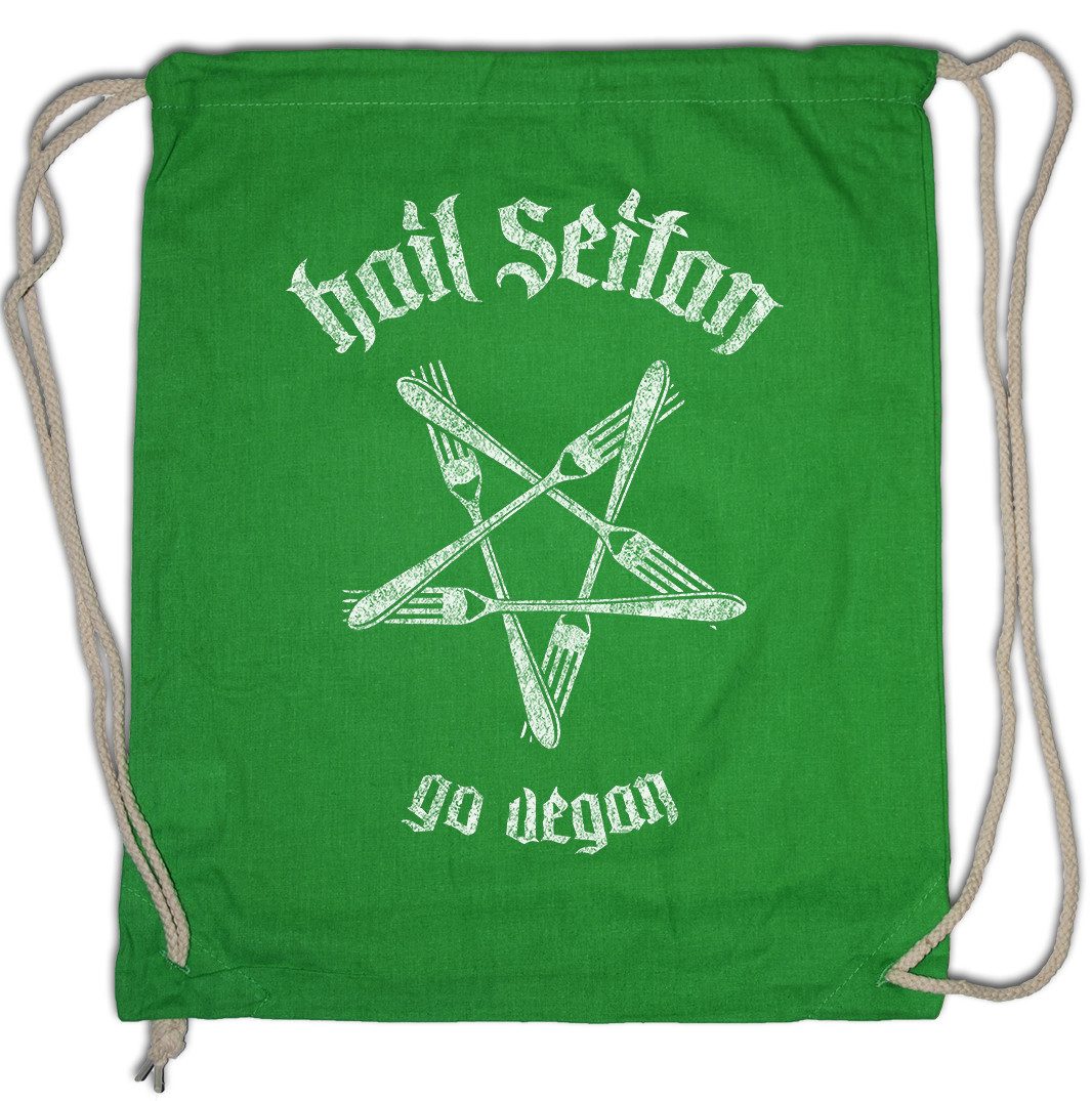 Turnbeutel Hail Seitan Turnbeutel Satan Heil Vegan Vegetables Vegetarianism