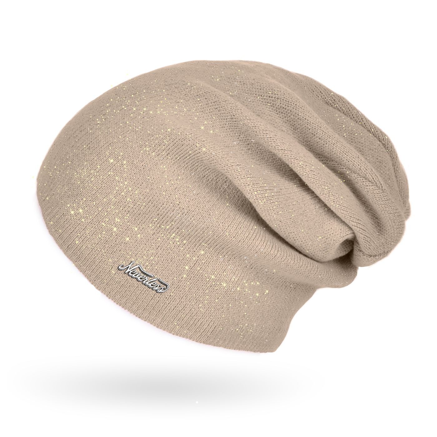 Neverless Strickmütze Damen Mütze Herbst Strick-Beanie ungefüttert Feinstri günstig online kaufen