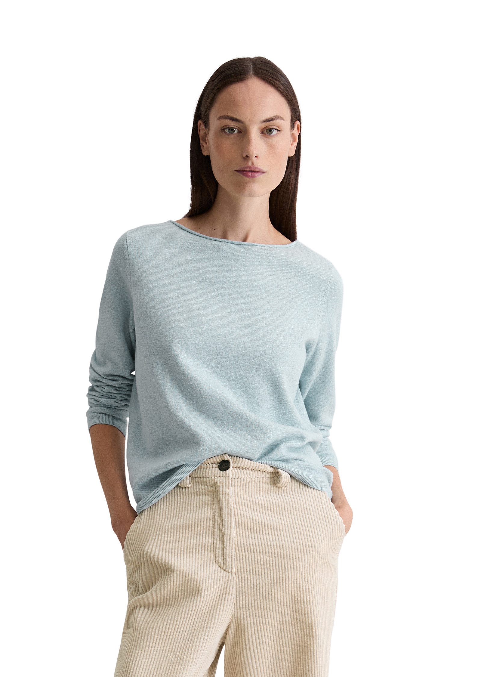 Marc O'Polo Strickpullover aus softem Baumwolle-Schurwolle-Mix günstig online kaufen