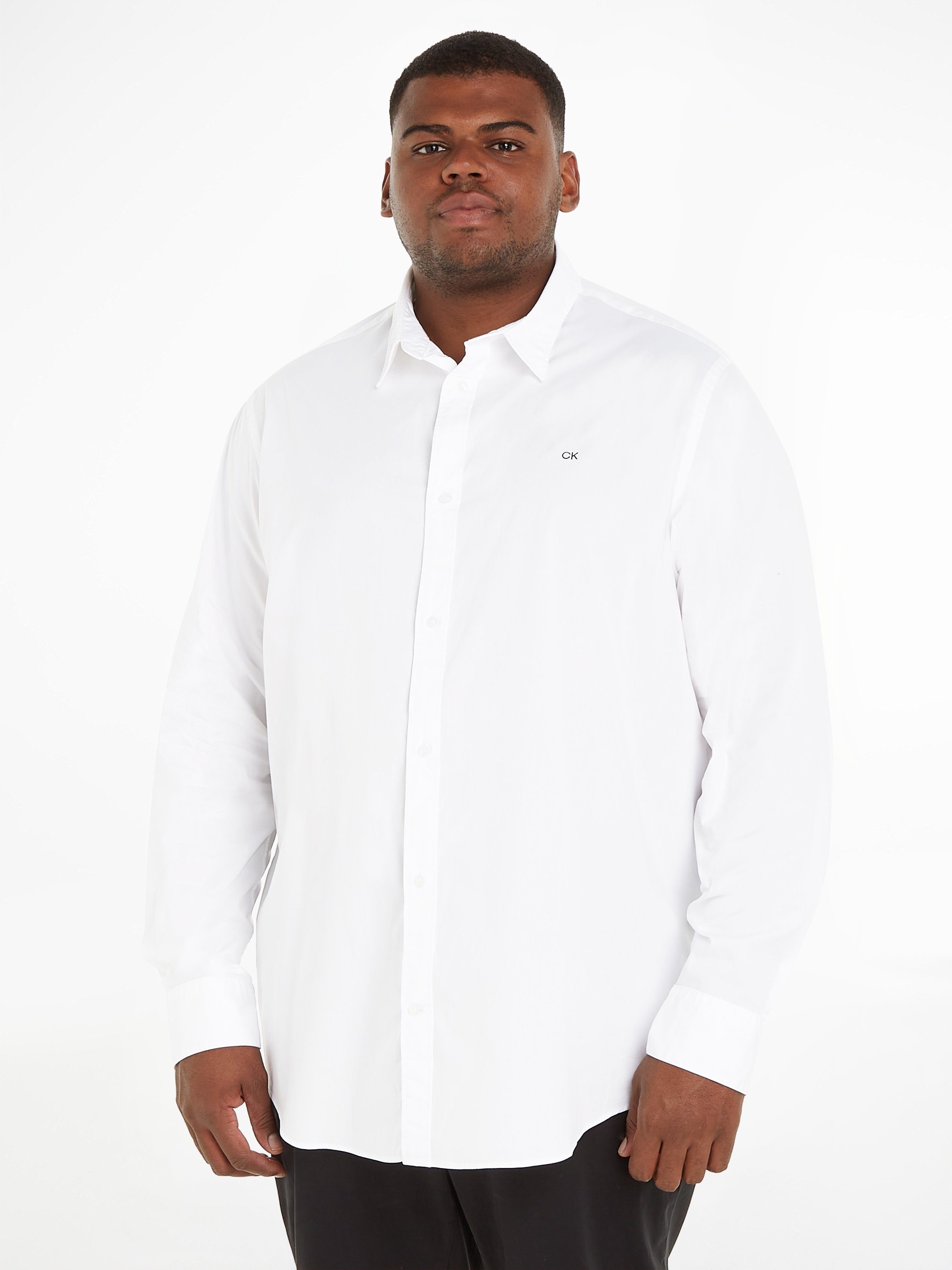 Calvin Klein Big&Tall Langarmhemd BT_STRETCH POPLIN günstig online kaufen