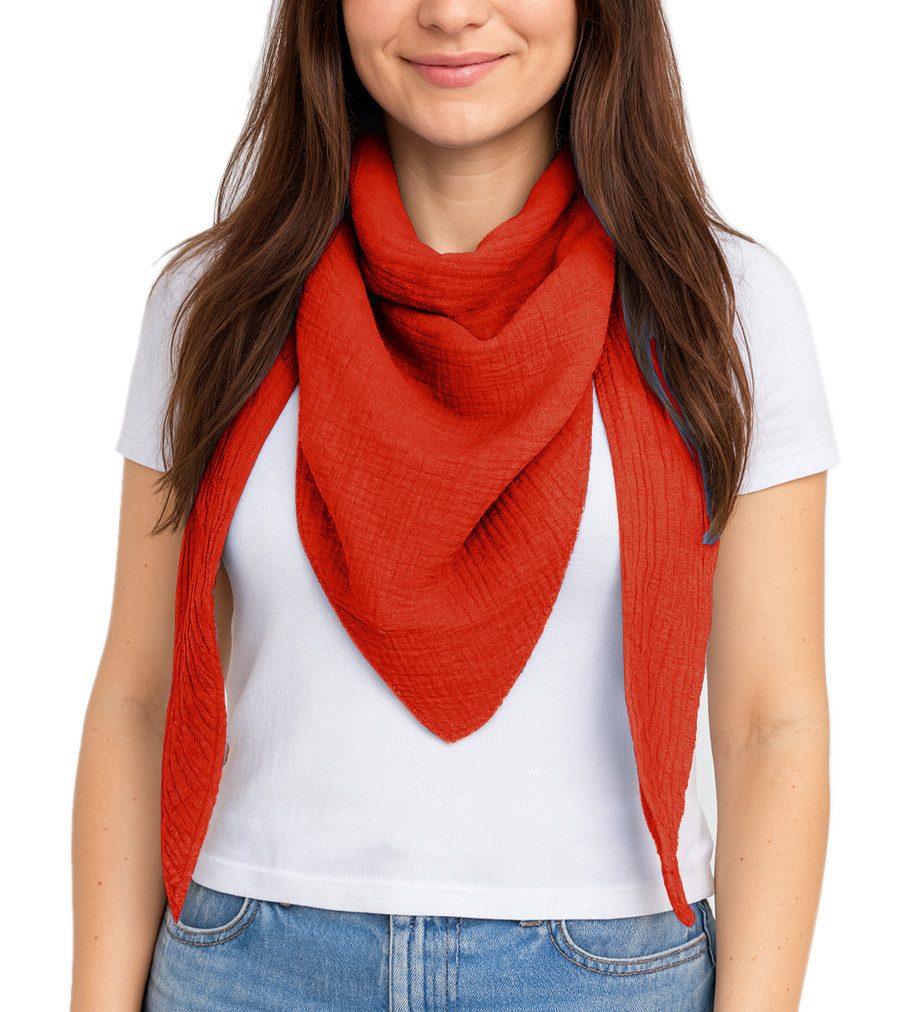 dy_mode Dreieckstuch Damen Halstuch Dreieckstuch Musselin Dreiecksschal Sch günstig online kaufen
