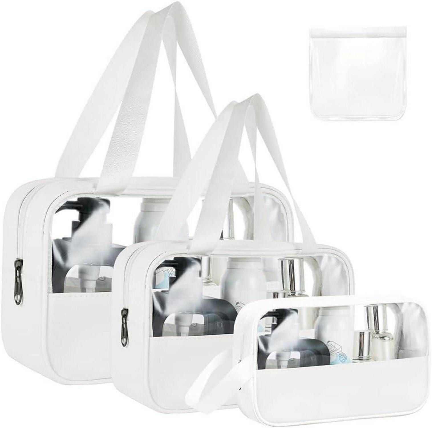 kulturbeutel transparent kosmetiktaschen set dm