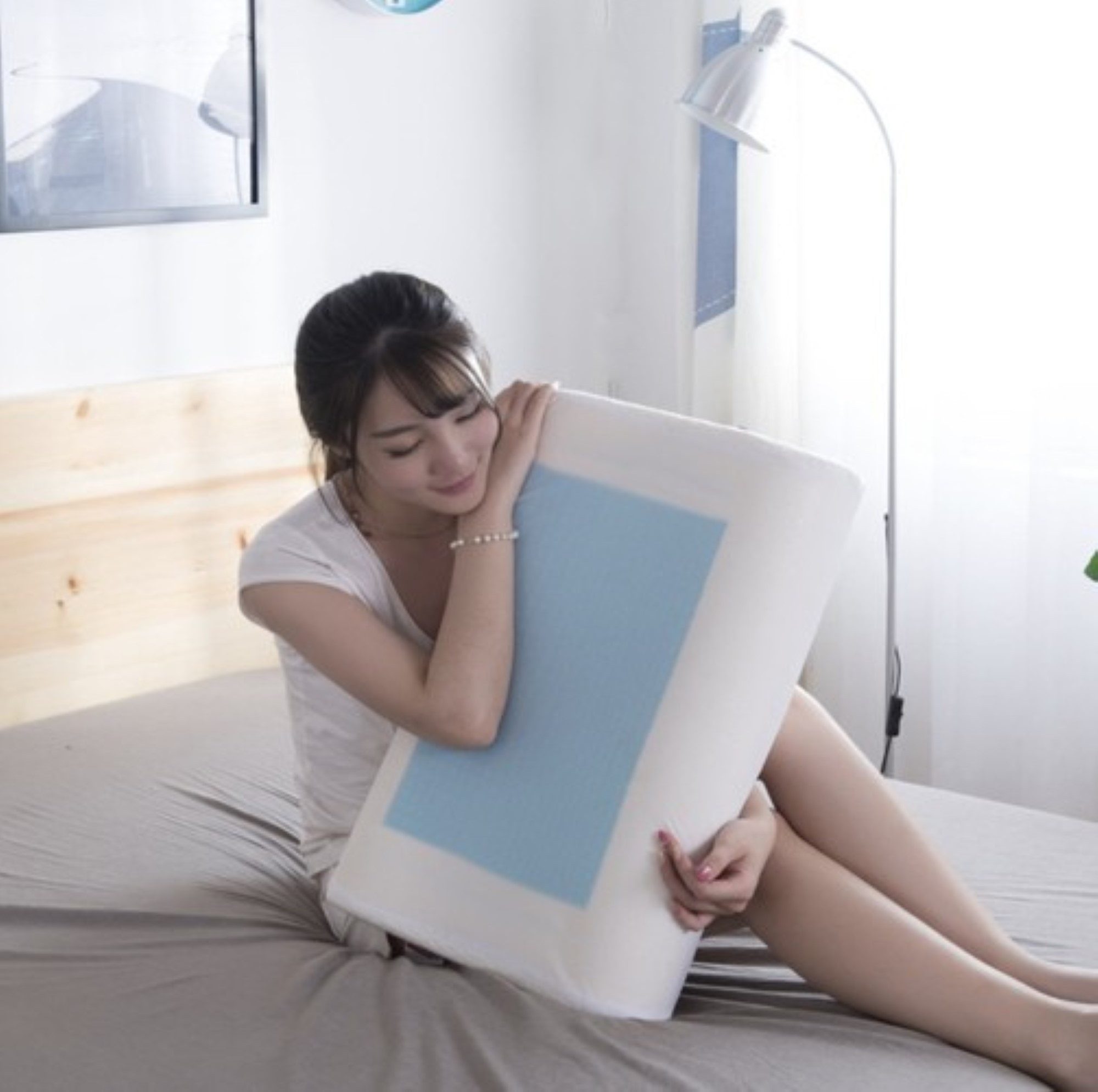 MALATEC Gelschaumkopfkissen Nackenstützkissen: Großes Memory-Schaum Kissen günstig online kaufen