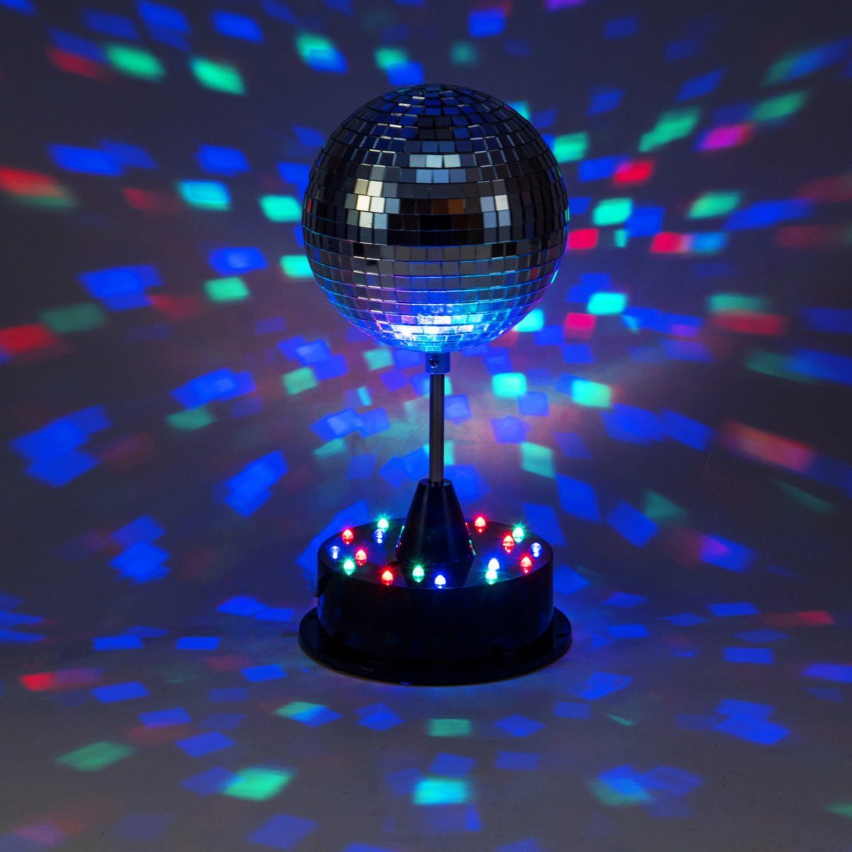 SATISFIRE Discolicht LED Spiegelkugel Discokugel 13cm günstig online kaufen