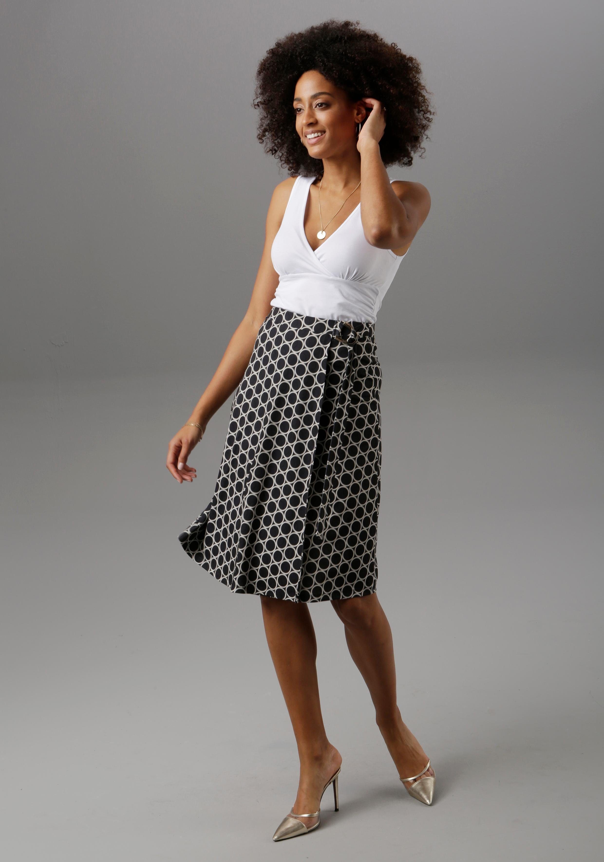 Aniston SELECTED Wickelrock mit modischer Schnalle