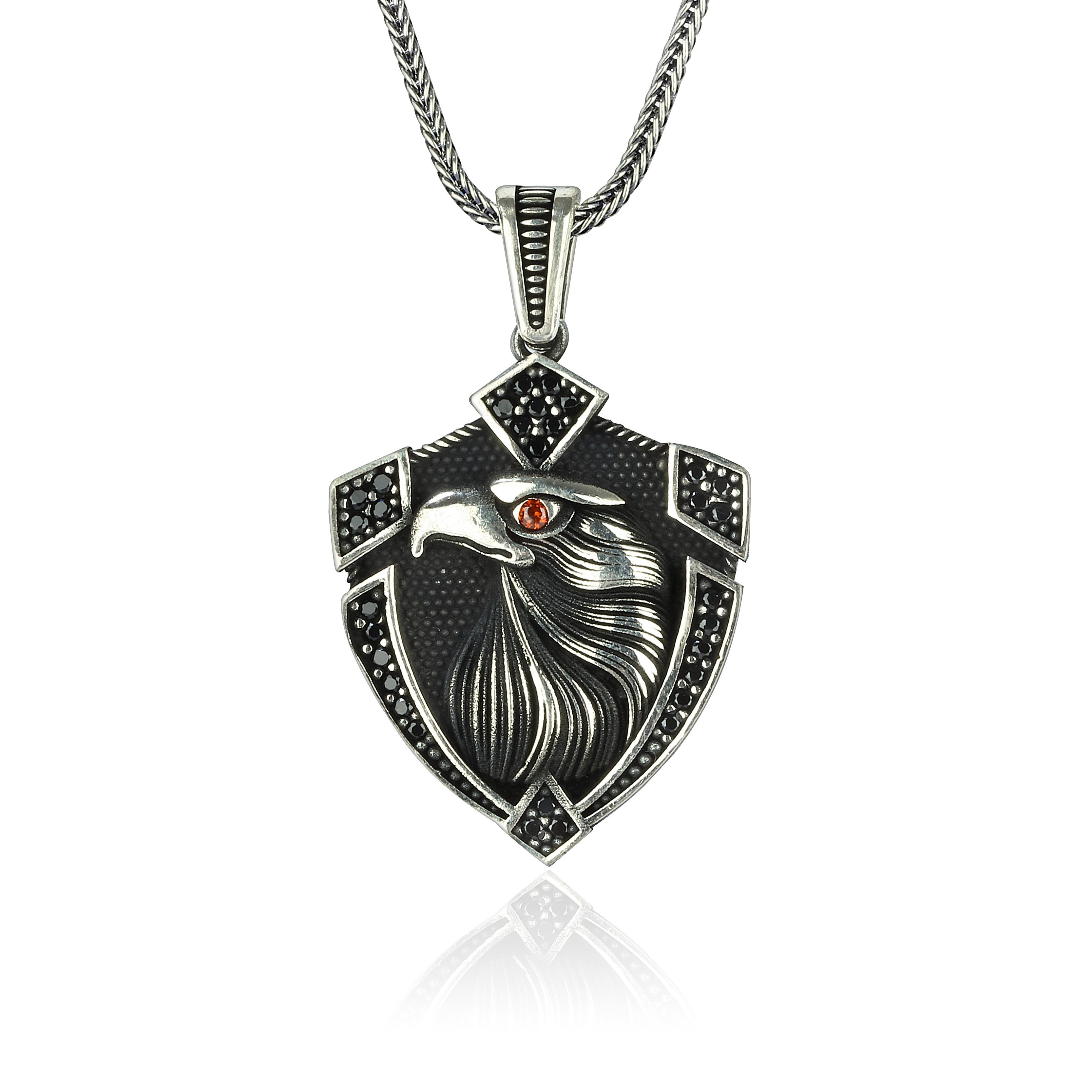 NAHLE Kette mit Anhänger Silber Adler günstig online kaufen