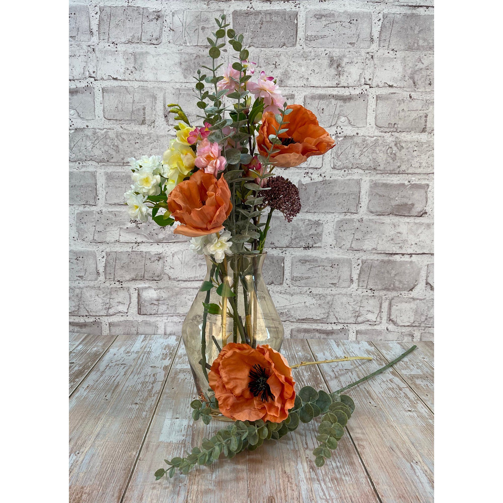 Kunstpflanze Kunstpflanze Eukalyptuszweig 3er-Pack günstig online kaufen