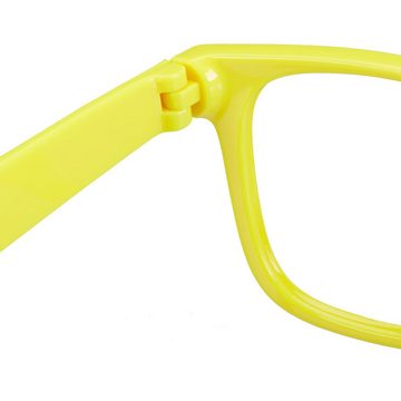 relaxdays Partyanzug 48 x Bunte Partybrille