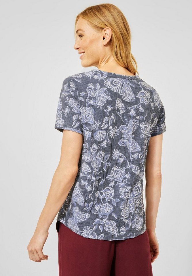 Cecil T-Shirt mit allover Print, Allover Print