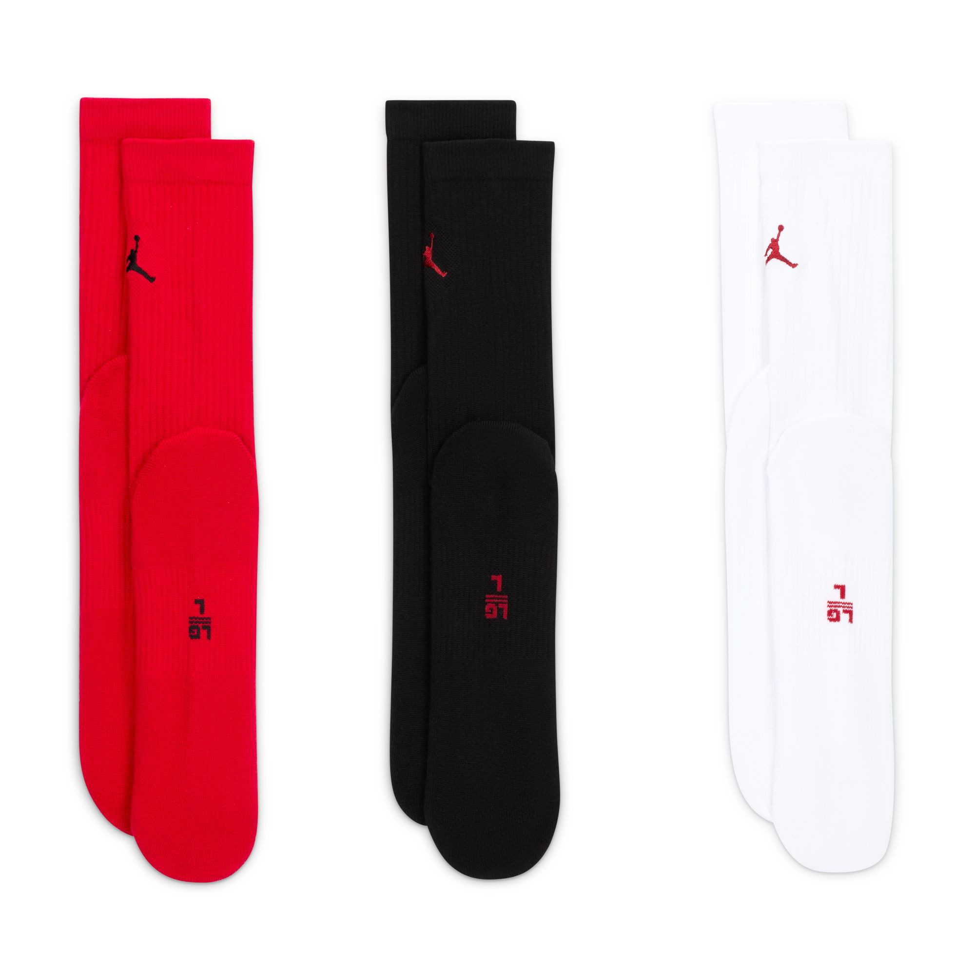 Nike Funktionssocken U J ED CUSH POLY CREW 3PR 144 schweißableitend, weiches Material, mit Elasthan – Bild 5 von 5