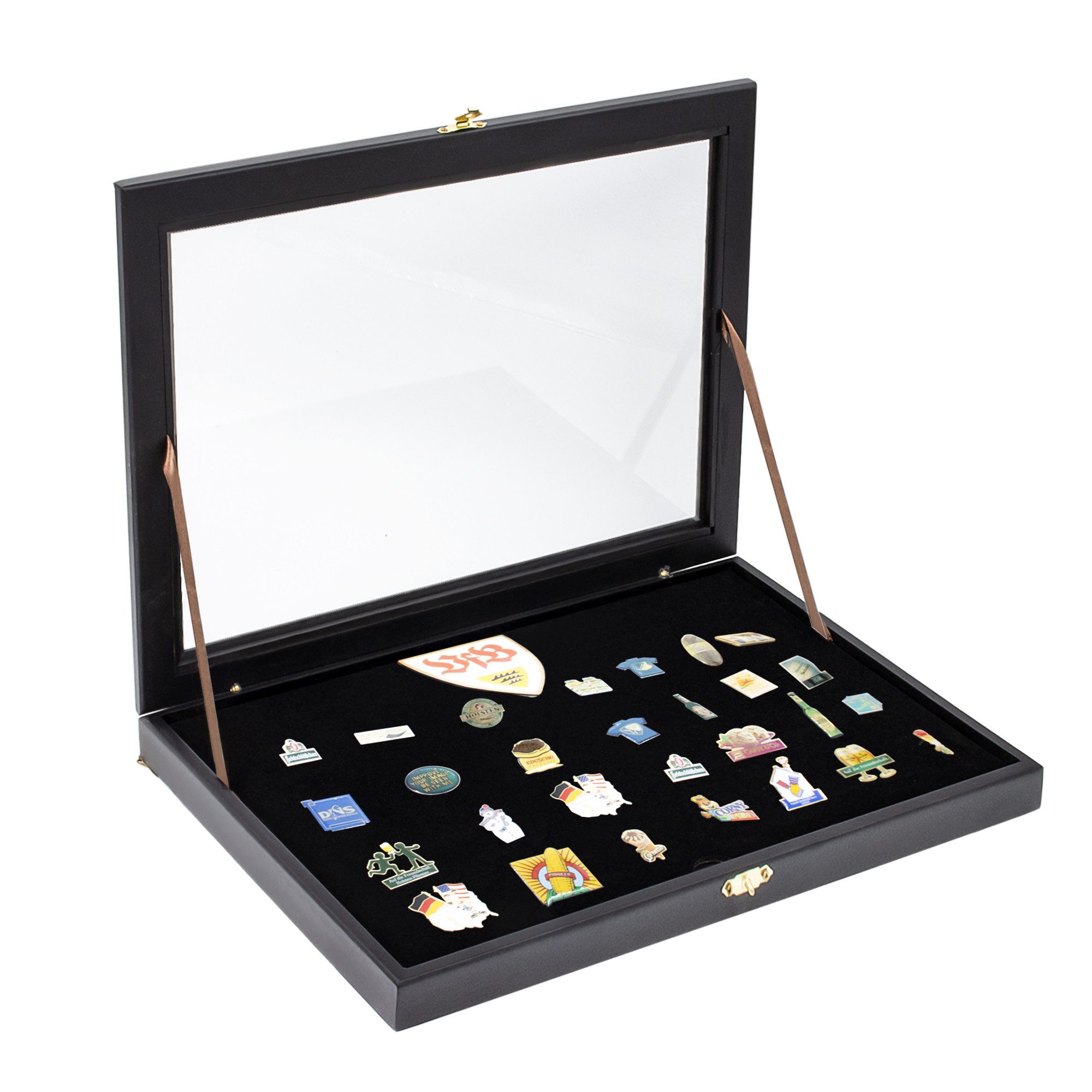 Safe-Album Vitrine Pin-Vitrine schwarz – Bild 3 von 5