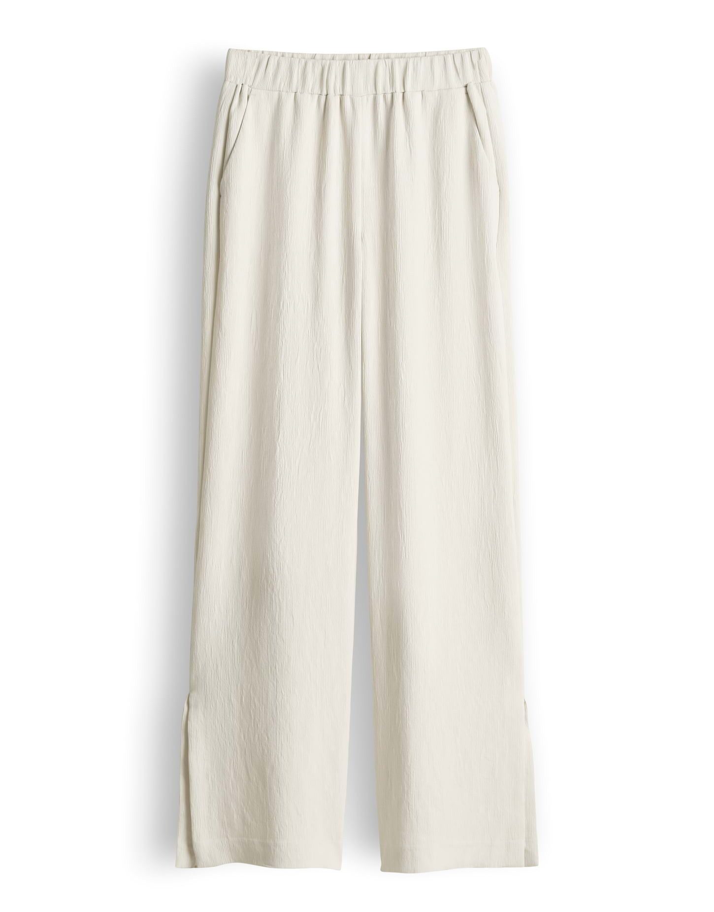 Stoffhose Mucia moss mit dezenter Struktur