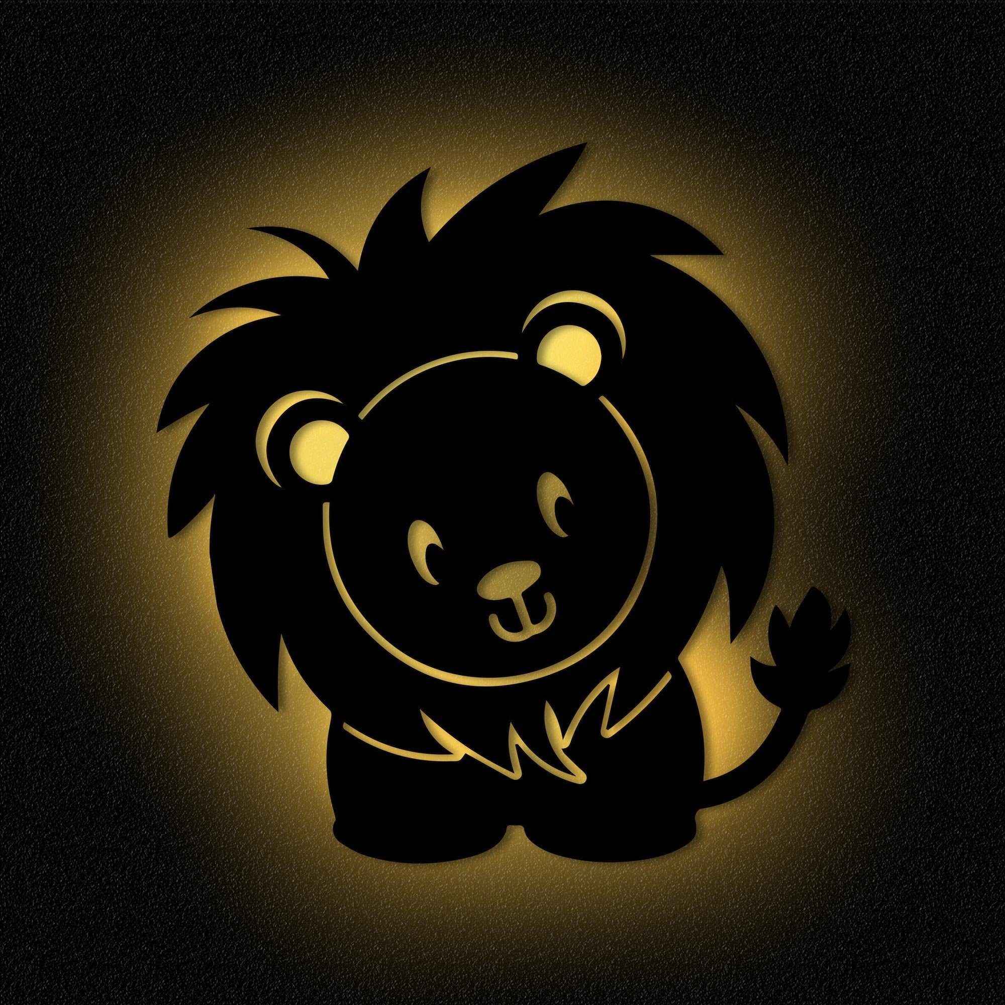 Namofactur LED Nachtlicht Süßer Löwe Nachtlicht Kinder Wandlampe Kinderzimm günstig online kaufen