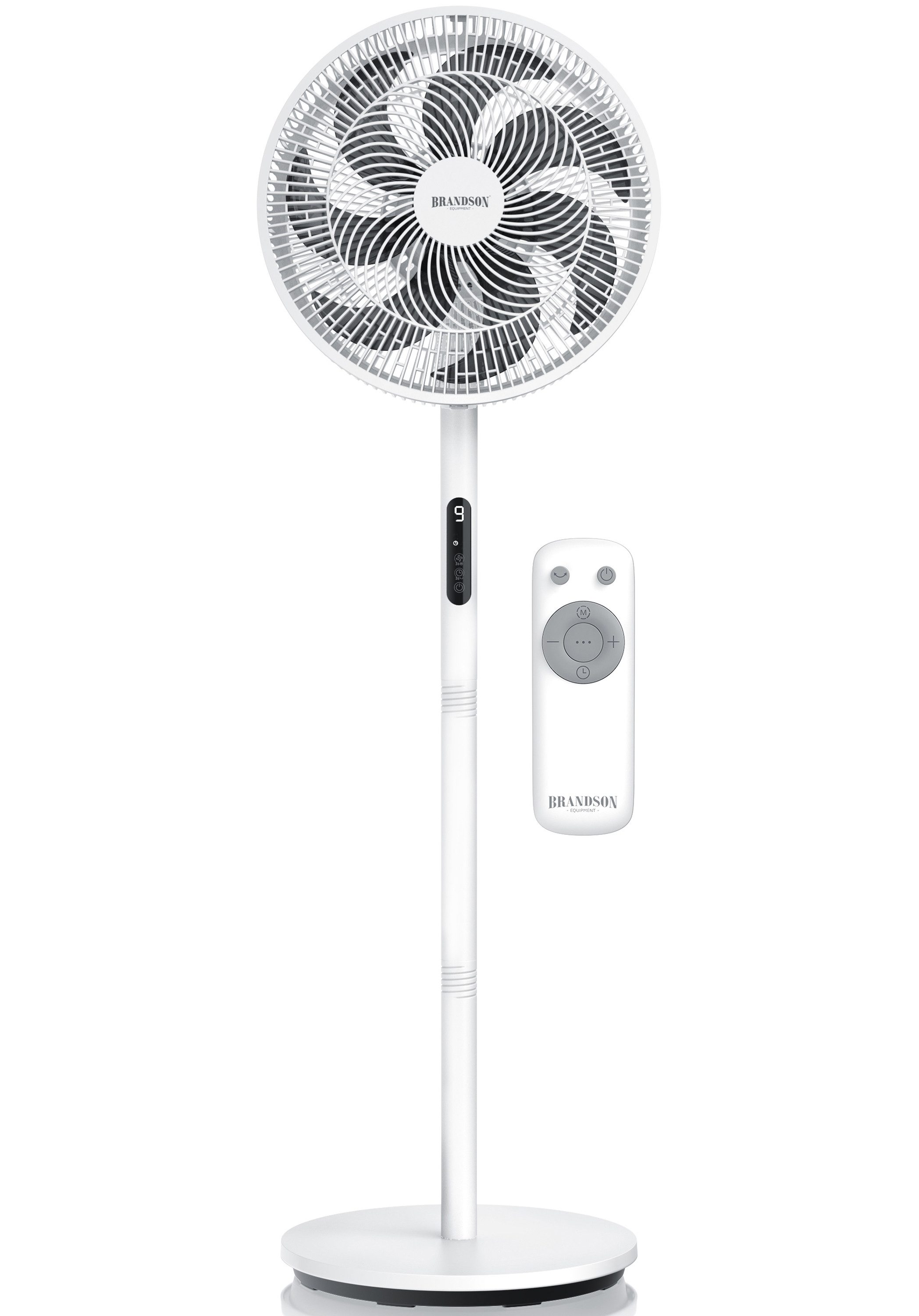 Standventilator DC, leise, energiesparend, NTV Sieger 2026, Fernbedienung, 30 Watt