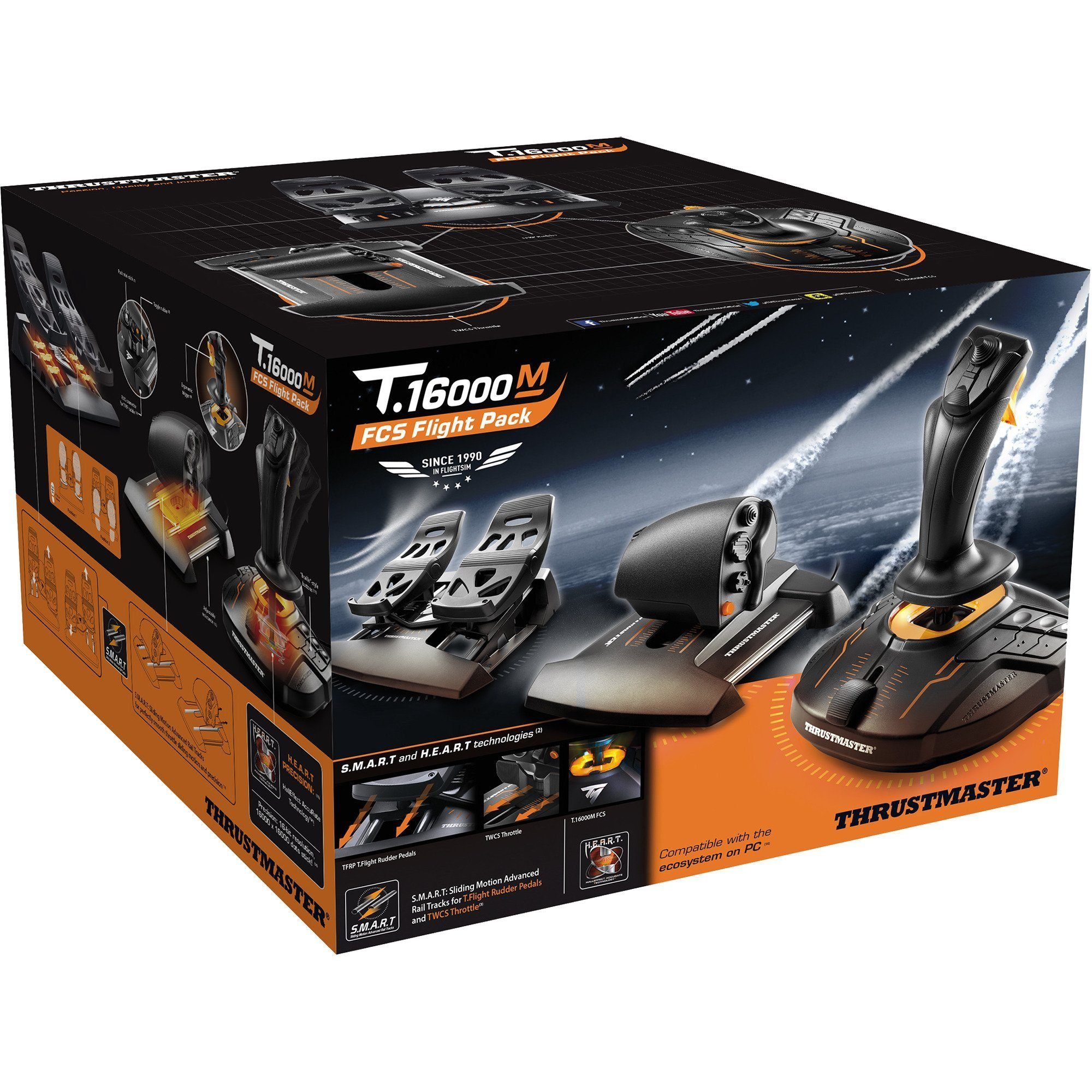 Thrustmaster T-16000M FCS Flight Pack Controller