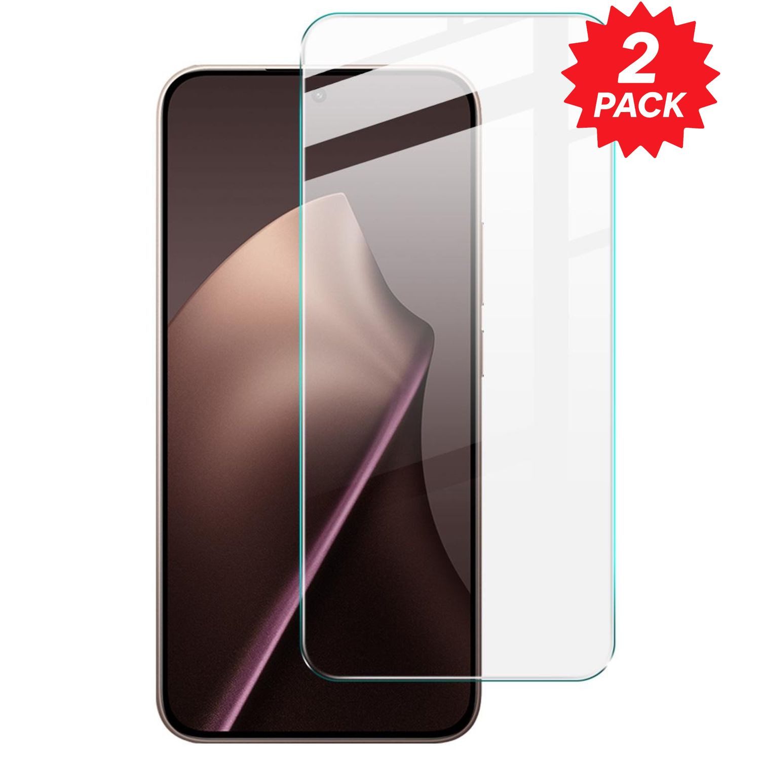 Wigento Handyhülle Für Xiaomi 15T 5G 2x 2.5D 9H 0.26mm Hart Glas Display Schutzglas Folie, Spar Set 0,26mm 9H 2.5D Hart Glas Folie, hoher Schutz