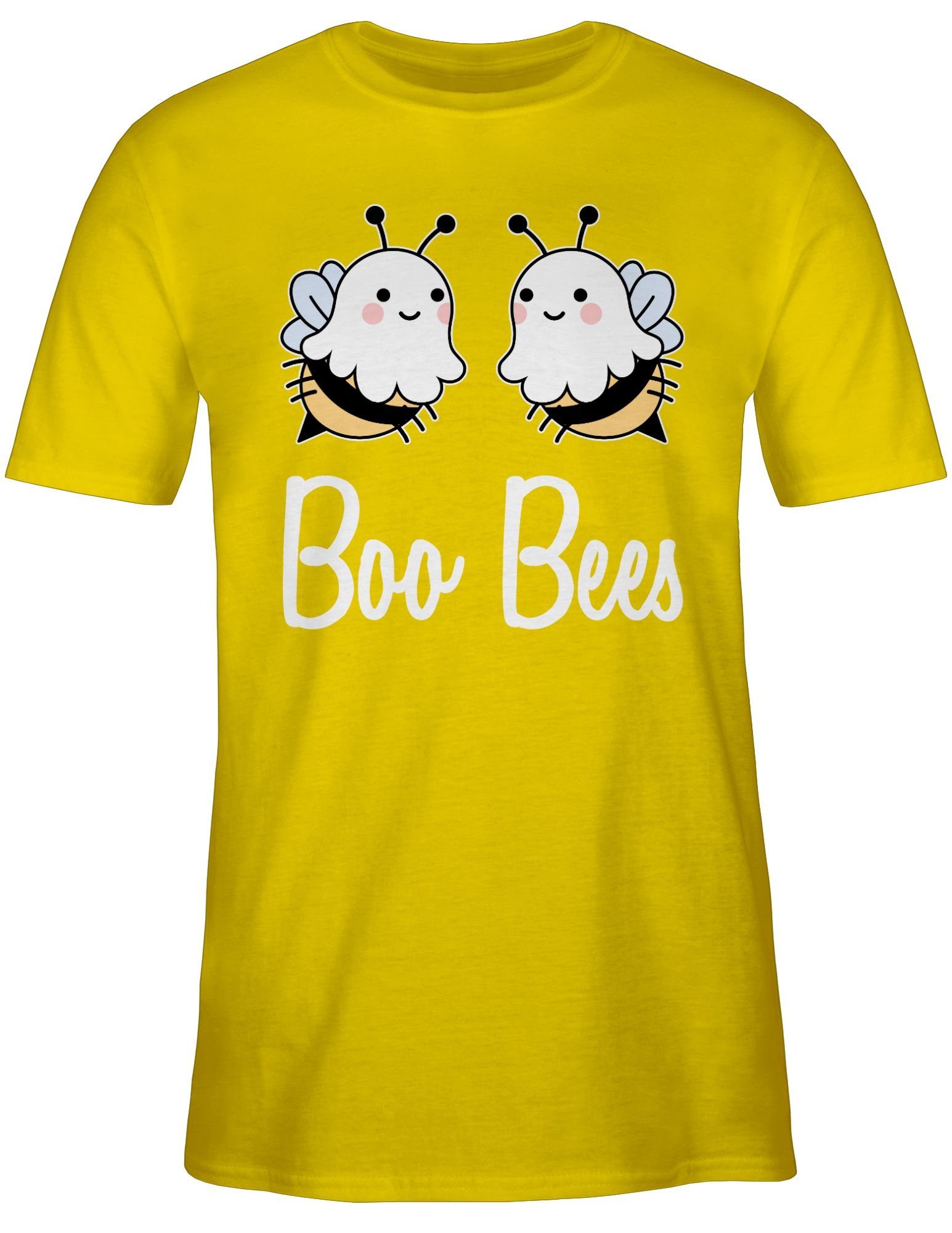 Shirtracer T-Shirt Boo Bees Boobs Halloween Kostüme Herren 3 Gelb