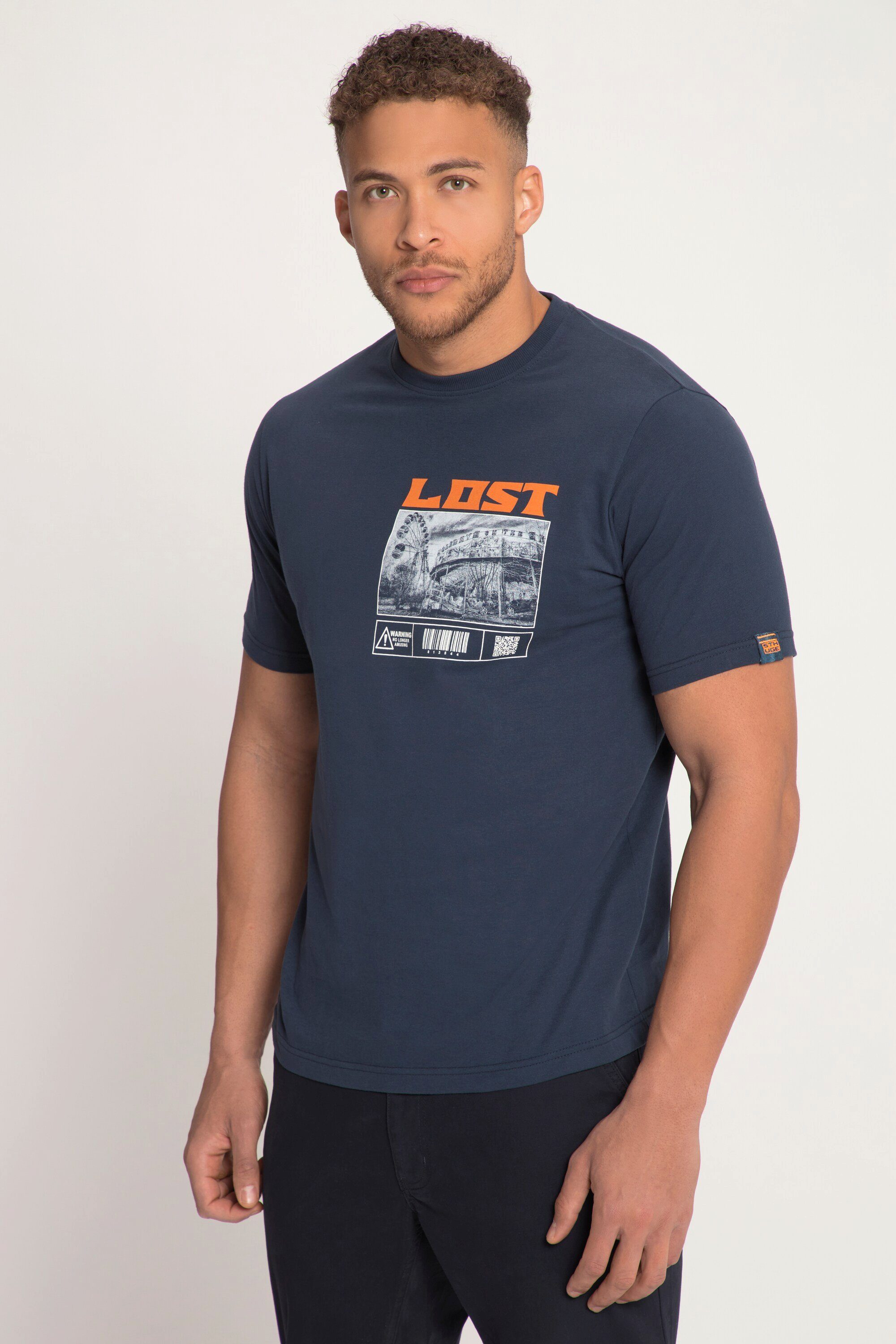 STHUGE T-Shirt STHUGE T-Shirt Halbarm Print bis 8 XL