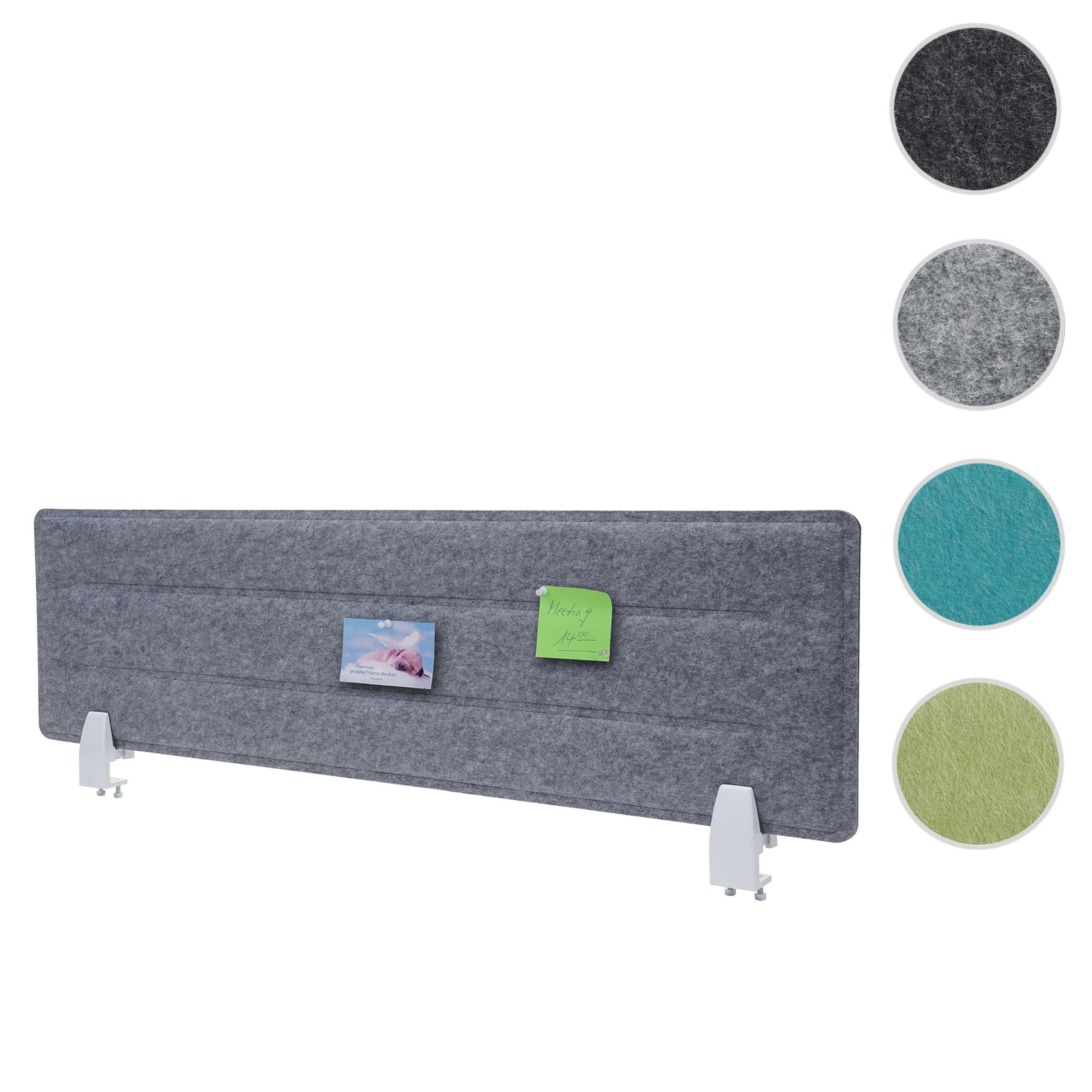 MCW Stellwand MCW-G76, Schalldämmend, Inkl. Anbringungsset, Akustik-Trennwand