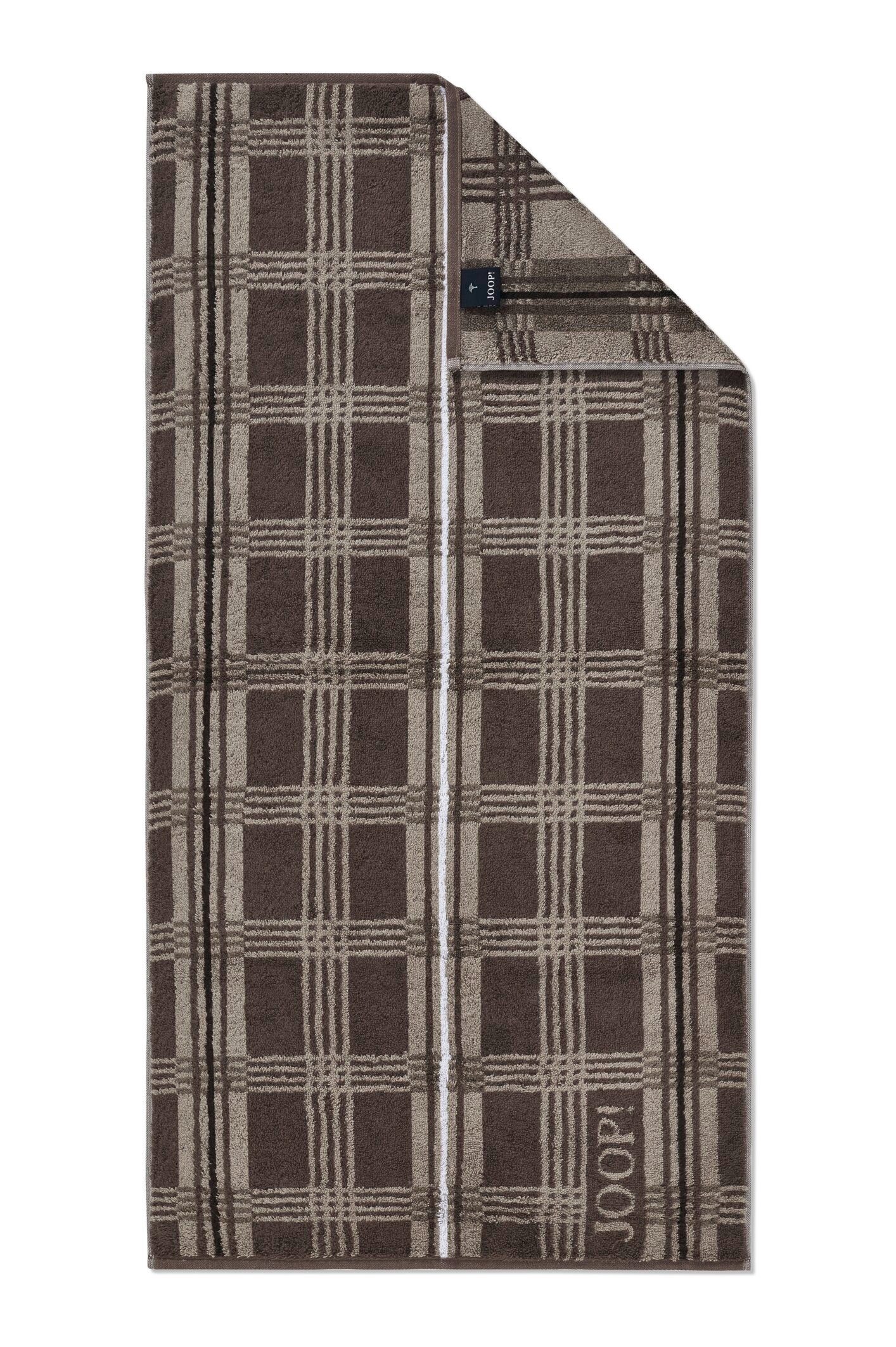 JOOP! Parure De Lit Checks 4098 – Satin Coton Mako – 135x200 Cm – Gris, Motif Carreaux