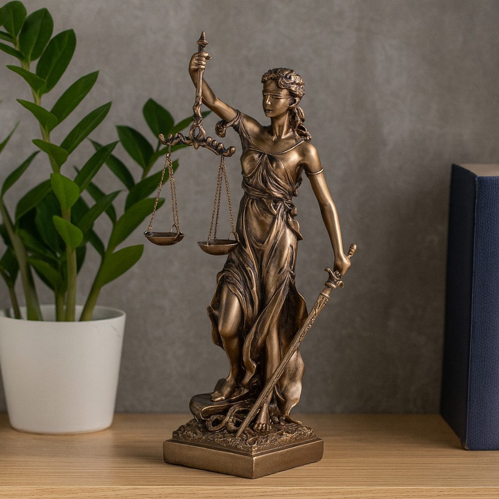 Nemesis Now Dekofigur Justitia Figur bronziert Skulptur römische Götter 33 cm by Veronese