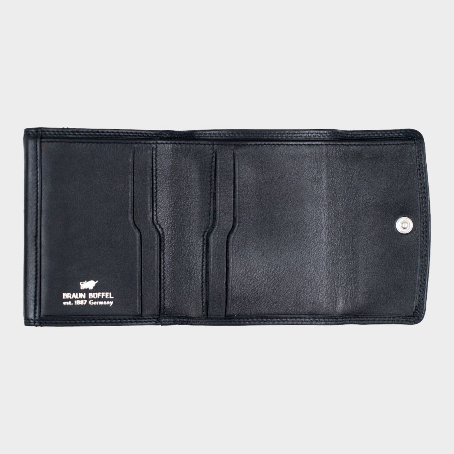Braun Büffel Mini Geldbörse GOLF RFID Geldbörse S 4 Kartenfächer schwarz