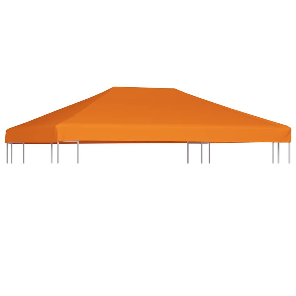vidaXL Pavillon-Ersatzdach Pavillondach 310 g/m² 4x3 m Orange, 300 x 300 cm