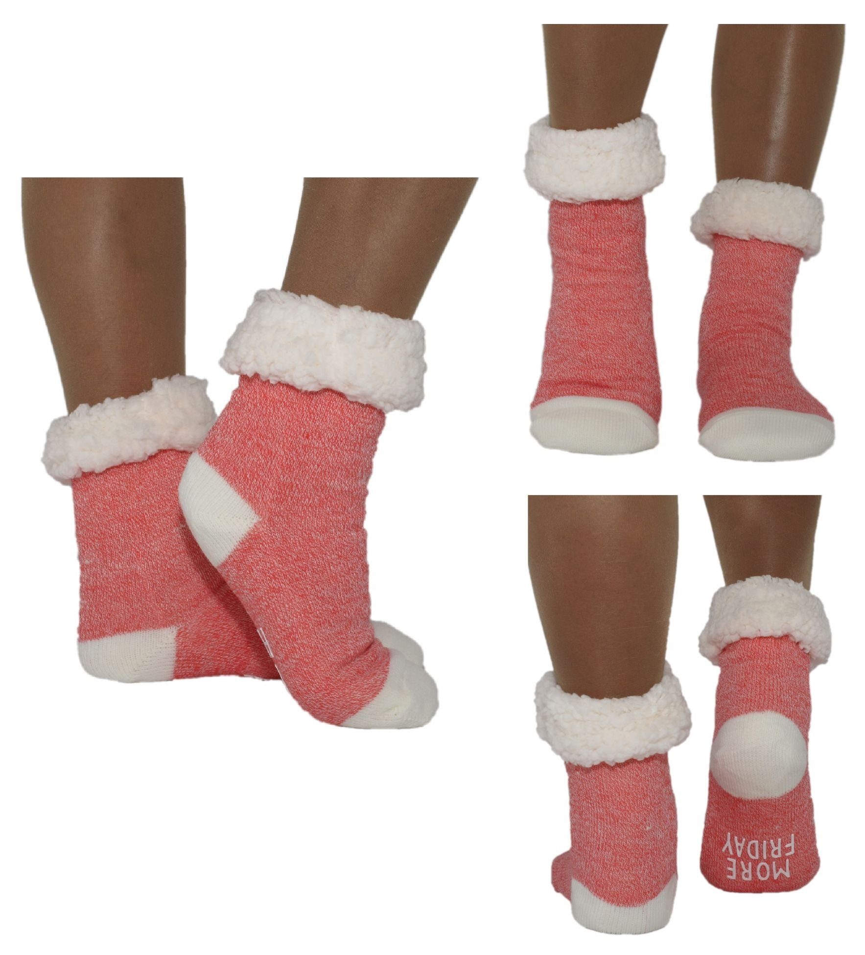 Antonio Haussocken Hüttensocken Haussocken Hüttenschuhe ABS Teddyfell Frida günstig online kaufen