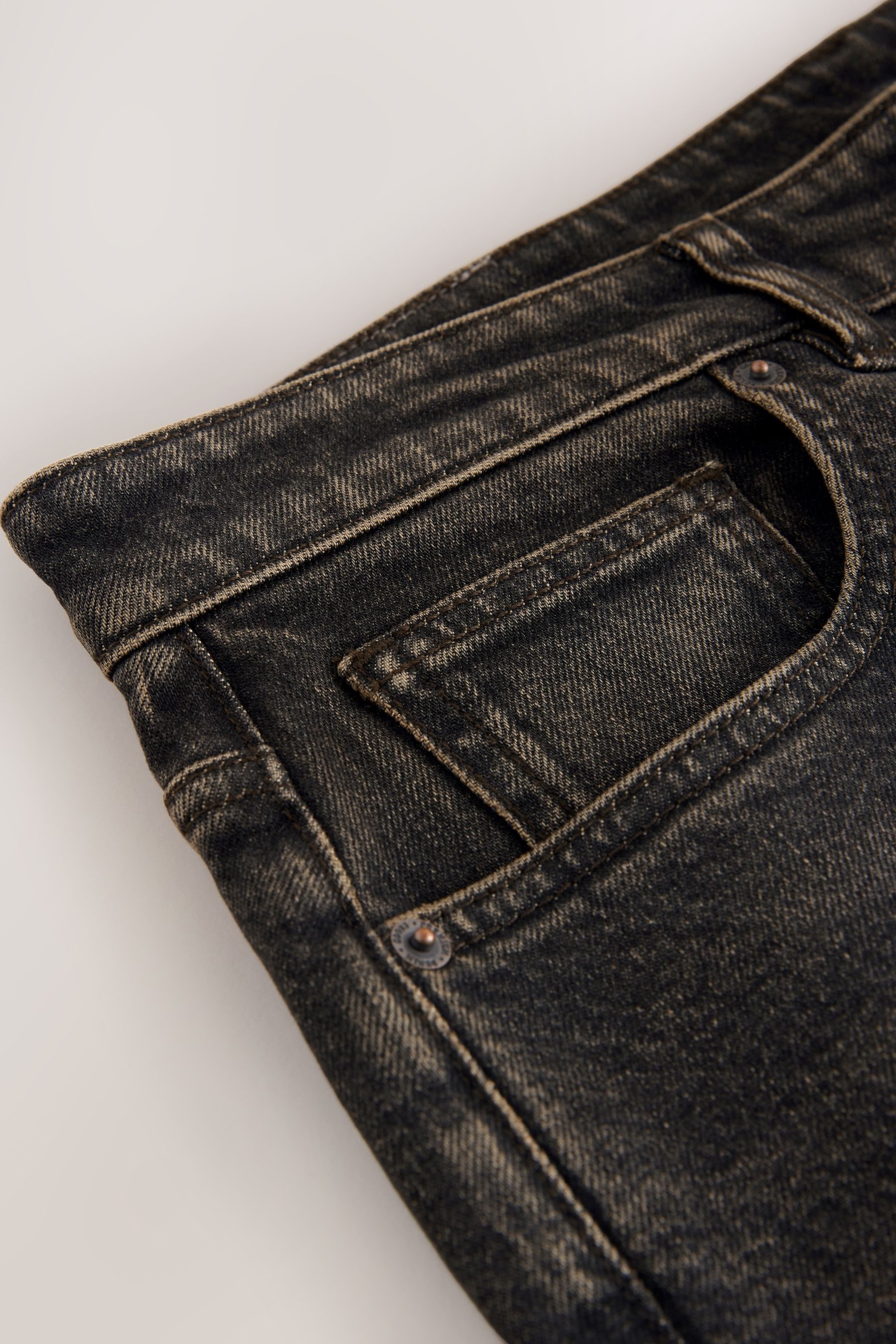 Next Straight-Jeans Authentic Straight Fit Stretchjeans, Vintage-Look (1-tlg)