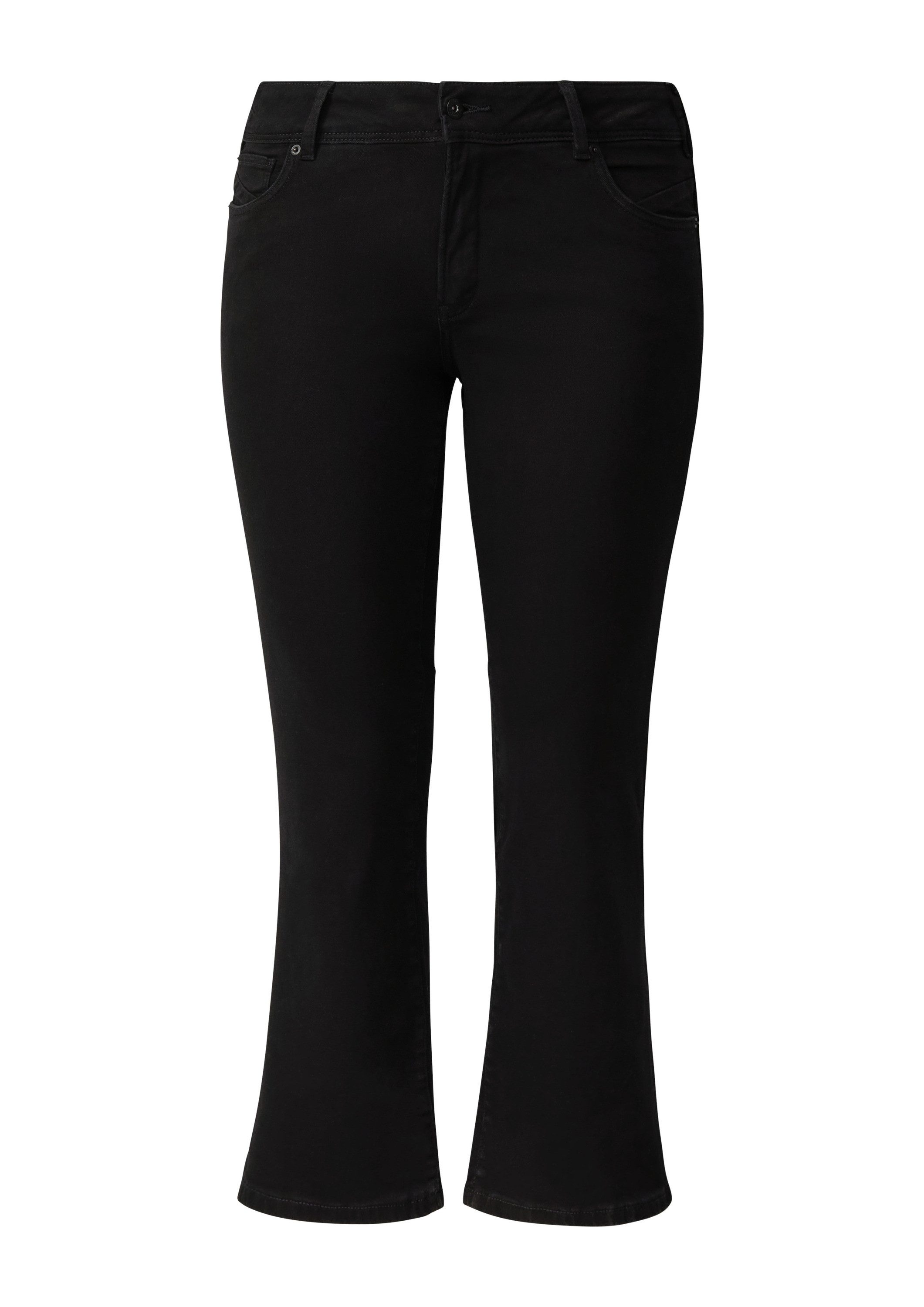 QS Bootcut-Jeans Jeans-Hose Jeans / Slim Fit / Mid Rise / Bootcut Leg günstig online kaufen