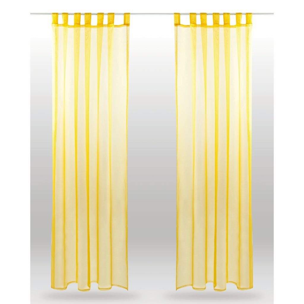 Bestlivings Vorhang, Schlaufen (2 St), transparent, günstig online kaufen
