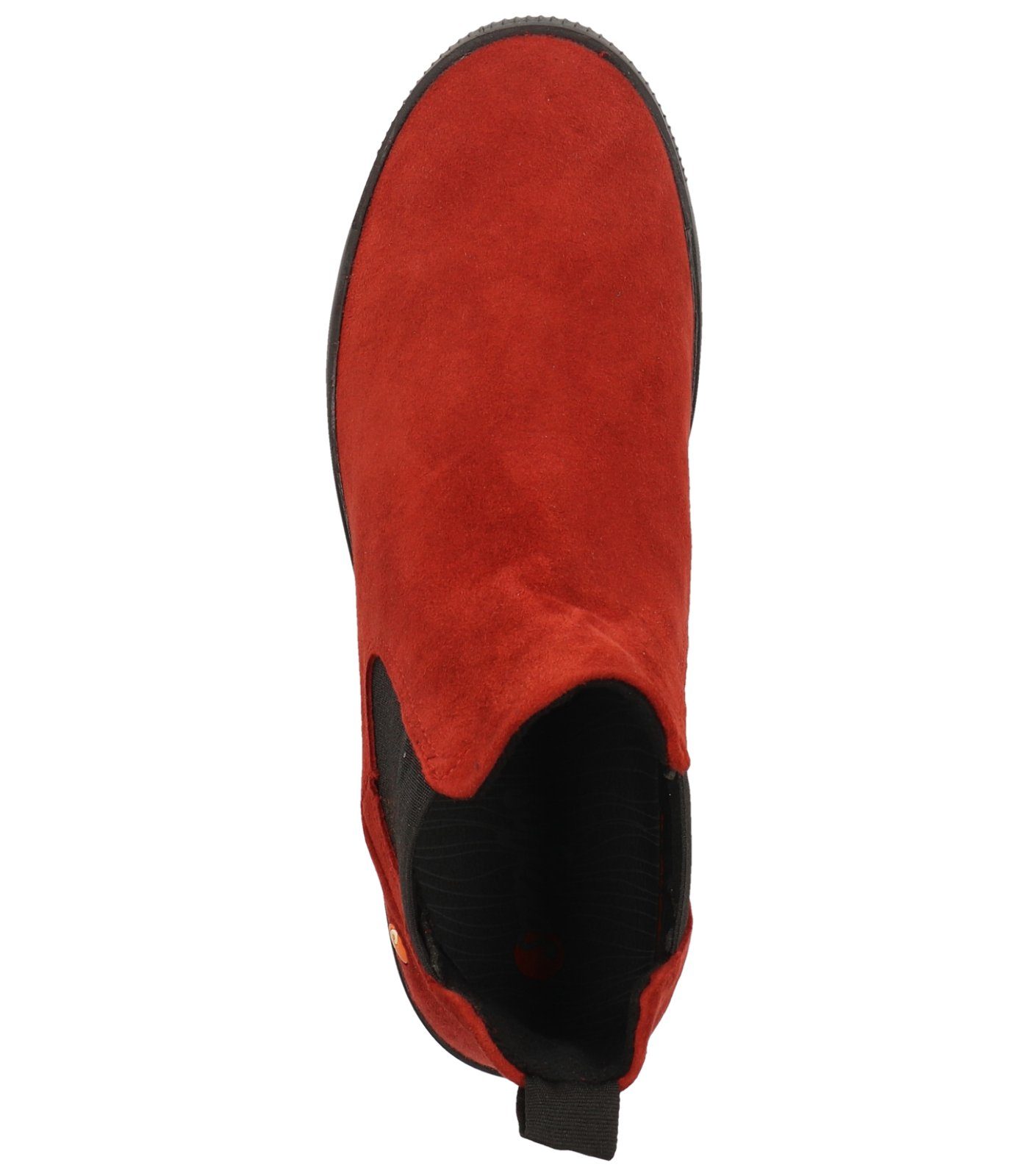 Red Stiefelette softinos Stiefelette Leder/Textil